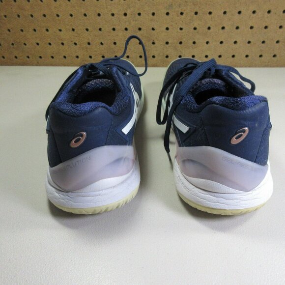 Asics Navy and White Athletic Shoes - Picture 4 of 8